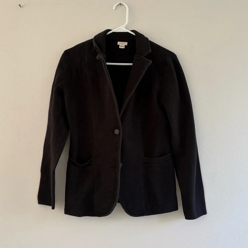 J Crew. Sweater Blazer Small